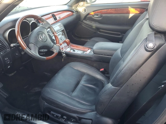 2008 Lexus SC 430 z VIN JTHFN45Y589017268, wystawiony jako Copart lot #77182644 z przebiegiem 18 931 mil mil oraz Nie do naprawy • Non repairable. Historia ofert i sprzedaży dostępna na DreamBid. Obrazek 7.