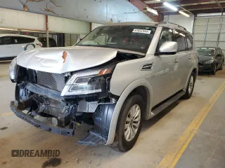 2021 Nissan Armada SV with VIN JN8AY2AD7M9662044, listed as a Copart auction lot 61632544 with 69,393 mi miles and Clean Title. Bid and sale history available at carsss.com. Image 1.