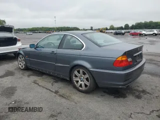2001 BMW 3 Series 325Ci z VIN WBABN33461JW48543, wystawiony jako Copart lot #58722205 z przebiegiem 188 213 mil mil oraz Szkoda całkowita • Salvage title. Historia ofert i sprzedaży dostępna na DreamBid. Obrazek 2.