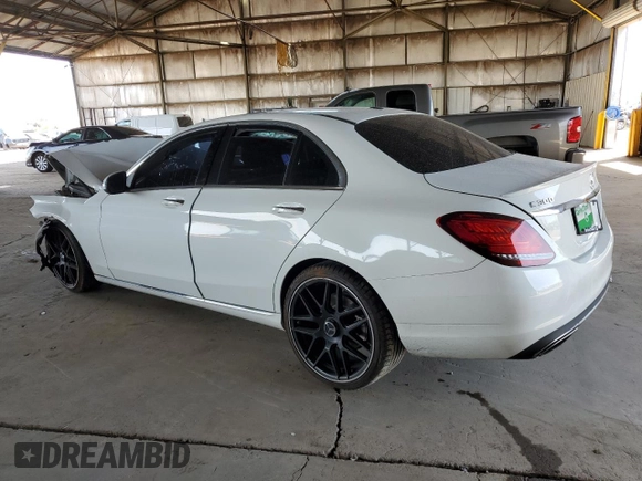 2019 Mercedes-Benz C 300 with VIN WDDWF8DB4KR462407, listed as a Copart auction lot 52336005 with 75,466 mi miles and Salvage Title. Bid and sale history available at DreamBid. Image 2.