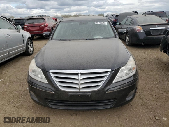 2009 Hyundai Genesis with VIN KMHGC46F69U051965, listed as a Copart auction lot 75108944 with 191,701 mi miles and Clean Title. Bid and sale history available at carsss.com. Image 5.