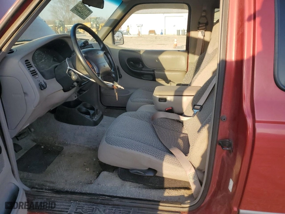 1998 Ford Ranger XL with VIN 1FTYR14XXWPA27096, listed as a Copart auction lot 47848255 with 129,080 mi miles and Salvage Title. Bid and sale history available at carsss.com. Image 7.
