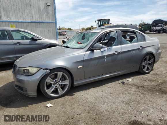 2010 BMW 3 Series 335i with VIN WBAPM7C50AA367346, listed as a Copart auction lot 50266965 with 121,205 mi miles and Salvage title. Bid and sale history available at DreamBid. Image 1.