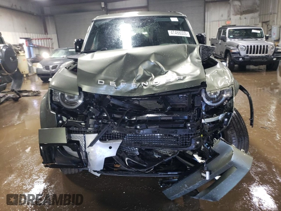 2025 Land Rover Defender S с VIN SALEJ7EXXS2363343, выставлен на аукционе Copart как лот 47466005 с пробегом 118 миль миль и Списание • Salvage title. История ставок и продаж доступна на DreamBid. Изображение 5.