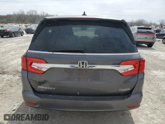 2019 Honda Odyssey EX-L with VIN 5FNRL6H77KB045363, listed as a Copart auction lot 49077865 with 66,701 mi miles and Salvage Title. Bid and sale history available at DreamBid. Image 6.