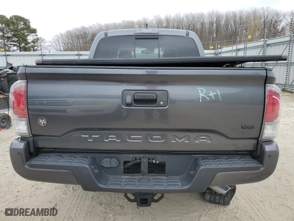 2020 Toyota Tacoma 2WD SR5 with VIN 3TMAZ5CNXLM140234, listed as a Copart auction lot 48166485 with 26,195 mi miles and Salvage Title. Bid and sale history available at carsss.com. Image 6.