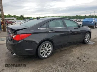 2011 Hyundai Sonata Limited with VIN 5NPEC4AC1BH244176, listed as a Copart auction lot 54203375 with 166,935 mi miles and Salvage Title. Bid and sale history available at carsss.com. Image 3.