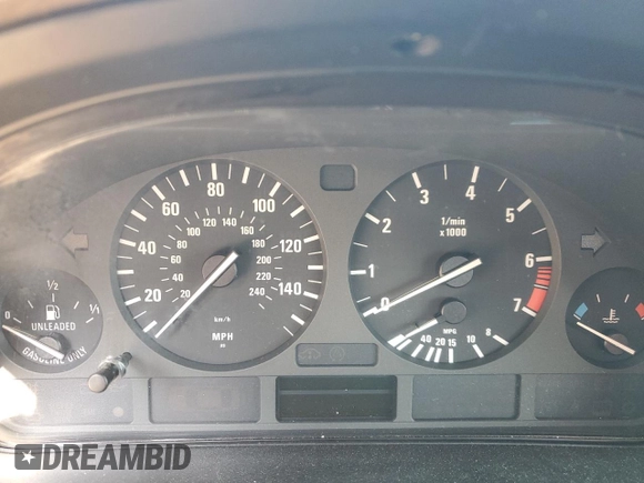 2001 BMW 5 Series 530iA with VIN WBADT63441CF13875, listed as a Copart auction lot 51826235 with 0 mi miles and Salvage Title. Bid and sale history available at carsss.com. Image 9.