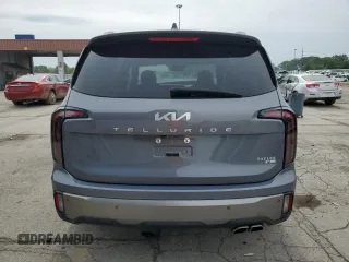 2023 Kia Telluride EX X-Line with VIN 5XYP3DGC6PG366739, listed as a Copart auction lot 58835135 with 33,314 mi miles and Salvage title. Bid and sale history available at DreamBid. Image 6.