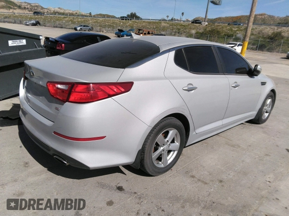 2014 Kia Optima LX z VIN 5XXGM4A70EG321774, wystawiony jako IAAI lot #36053297 z przebiegiem 89 189 mil mil oraz . Historia ofert i sprzedaży dostępna na DreamBid. Obrazek 4.