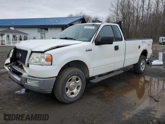 2004 Ford F-150 XL with VIN 1FTRF14W24NA80971, listed as a Copart auction lot 48242325 with 150,293 mi miles and Salvage Title. Bid and sale history available at DreamBid. Image 1.