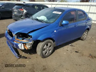 2006 Chevrolet Aveo LS with VIN KL1TD56696B575499, listed as a Copart auction lot 54780455 with 125,167 mi miles and Salvage title. Bid and sale history available at DreamBid. Image 1.