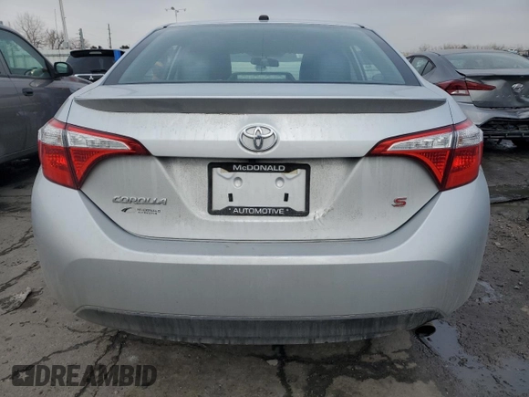 2016 Toyota Corolla L with VIN 5YFBURHE2GP564234, listed as a Copart auction lot 45670475 with 67,338 mi miles and Salvage Title. Bid and sale history available at DreamBid. Image 6.