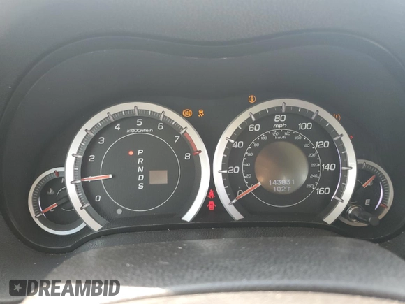 2012 Acura TSX с VIN JH4CU2F41CC009895, выставлен на аукционе Copart как лот 62057995 с пробегом 143 831 миль миль и Списание • Salvage title. История ставок и продаж доступна на DreamBid. Изображение 9.