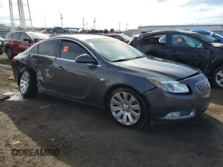 2011 Buick Regal CXL Turbo TO6 with VIN W04G05GV8B1059334, listed as a Copart auction lot 48557985 with 114,945 mi miles and Salvage Title. Bid and sale history available at carsss.com. Image 4.