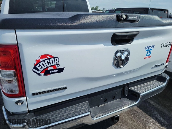 2023 Ram 1500 Big Horn with VIN 1C6RRFFG7PN518566, listed as a IAAI auction lot 42585867 with 172 mi miles and . Bid and sale history available at DreamBid. Image 23.