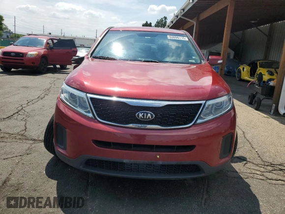 2015 Kia Sorento LX with VIN 5XYKTCA68FG608596, listed as a Copart auction lot 63098115 with 71,648 mi miles and Salvage title. Bid and sale history available at DreamBid. Image 5.