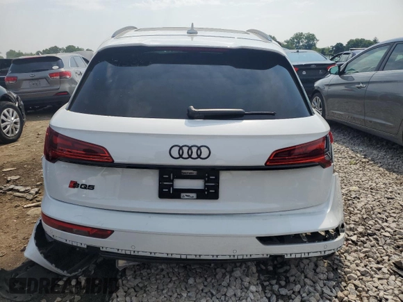 2022 Audi SQ5 Premium Plus with VIN WA1B4AFYXN2043153, listed as a Copart auction lot 58637074 with Not Provided miles and Salvage Title. Bid and sale history available at DreamBid. Image 6.
