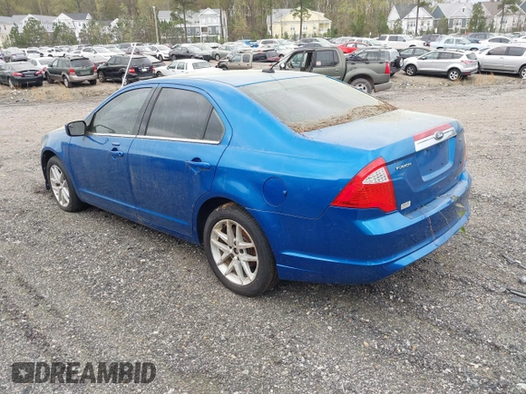 2011 Ford Fusion SEL with VIN 3FAHP0JAXBR321719, listed as a IAAI auction lot 41929293 with 167,040 mi miles. Bid and sale history available at carsss.com. Image 3.