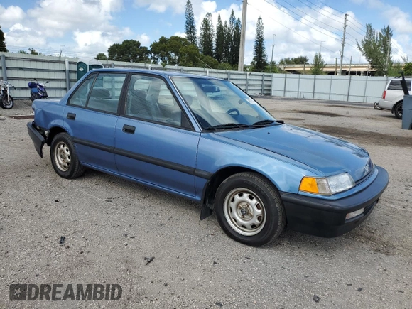 1991 Honda Civic z VIN 1HGED364XML052697, wystawiony jako Copart lot #78775474 z przebiegiem 650 755 mil mil oraz Szkoda całkowita • Salvage title. Historia ofert i sprzedaży dostępna na DreamBid. Obrazek 4.