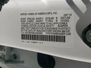 2020 Acura TLX w/Advance Pkg with VIN 19UUB3F86LA000062, listed as a Copart auction lot 77369314 with 71,806 mi miles and Salvage Title. Bid and sale history available at carsss.com. Image 14.