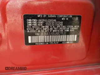 2018 Subaru WRX Limited with VIN JF1VA1L69J8827531, listed as a Copart auction lot 53642785 with 169,458 mi miles and Salvage Title. Bid and sale history available at carsss.com. Image 13.