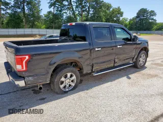 2015 Ford F-150 XL with VIN 1FTEW1CP9FKD76633, listed as a Copart auction lot 58172055 with 149,079 mi miles and Salvage title. Bid and sale history available at DreamBid. Image 3.