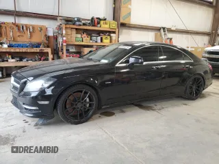 2012 Mercedes-Benz CLS-Class CLS 550 with VIN WDDLJ9BB5CA055027, listed as a Copart auction lot 63089514 with 175,414 mi miles and Non Repairable. Bid and sale history available at carsss.com. Image 1.