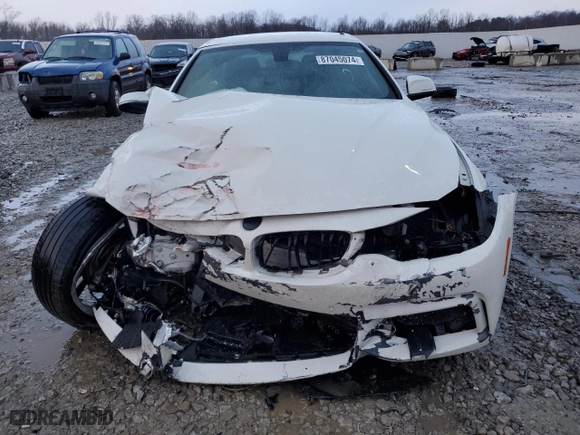 2018 BMW 4 Series 430i with VIN WBA4Z1C55JEC73475, listed as a Copart auction lot 87045074 with 69,457 mi miles and Salvage Title. Bid and sale history available at carsss.com. Image 5.