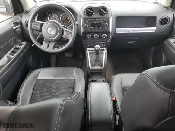 2014 Jeep Compass Latitude with VIN 1C4NJDEBXED761879, listed as a Copart auction lot 52920015 with 44,018 mi miles and Non Repairable. Bid and sale history available at carsss.com. Image 8.