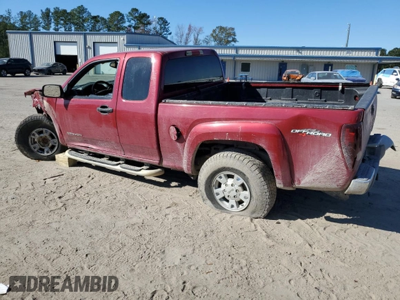 2005 GMC Canyon SLE Z71 with VIN 1GTDT196758102670, listed as a Copart auction lot 83826734 with 91,979 mi miles and Salvage Title. Bid and sale history available at carsss.com. Image 2.