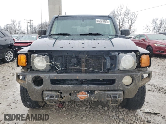 2006 Hummer H3 with VIN 5GTDN136X68205918, listed as a Copart auction lot 46223465 with 0 mi miles and Clean Title. Bid and sale history available at carsss.com. Image 5.