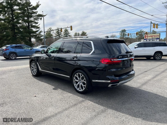 2019 BMW X7 xDrive40i with VIN 5UXCW2C56KL089121, listed as a Copart auction lot 49960865 with 98,423 mi miles and Clean Title. Bid and sale history available at carsss.com. Image 3.