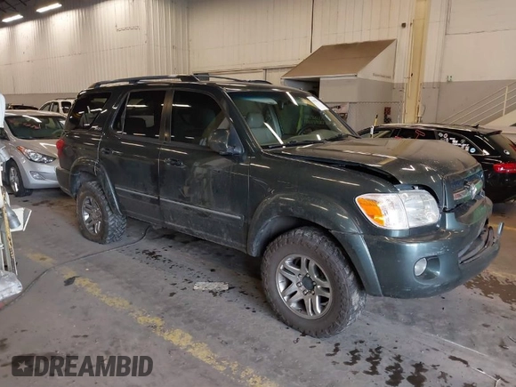 2006 Toyota Sequoia SR5 with VIN 5TDBT44A16S262643, listed as a IAAI auction lot 41658275 with 403,034 mi miles and . Bid and sale history available at DreamBid. Image 1.