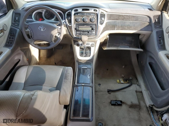 2004 Toyota Highlander with VIN JTEEP21A140040335, listed as a Copart auction lot 87529225 with 198,444 mi miles and Salvage Title. Bid and sale history available at carsss.com. Image 8.