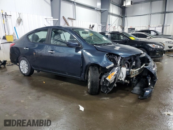 2016 Nissan Versa S with VIN 3N1CN7AP8GL802931, listed as a Copart auction lot 60459265 with 132,822 mi miles and Salvage title. Bid and sale history available at DreamBid. Image 4.