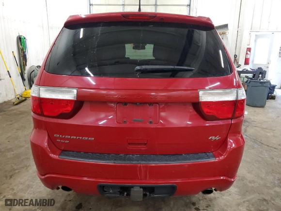 2012 Dodge Durango R/T with VIN 1C4SDJCT3CC331036, listed as a Copart auction lot 48313235 with 137,187 mi miles and Salvage Title. Bid and sale history available at carsss.com. Image 6.