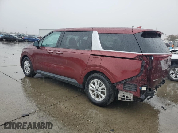 2023 Kia Carnival LX with VIN KNDNB4H33P6261541, listed as a Copart auction lot 85113954 with 54,581 mi miles and Non Repairable. Bid and sale history available at carsss.com. Image 2.