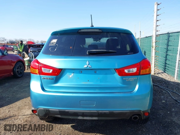 2013 Mitsubishi Outlander Sport SE with VIN 4A4AR4AU5DE007157, listed as a IAAI auction lot 42018513 with 72,902 mi miles. Bid and sale history available at carsss.com. Image 17.