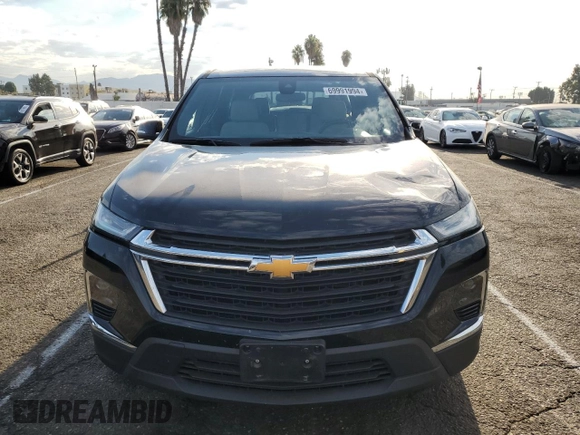 2022 Chevrolet Traverse LS with VIN 1GNERLKW2NJ130336, listed as a Copart auction lot 69991994 with 51,202 mi miles and Salvage Title. Bid and sale history available at carsss.com. Image 5.