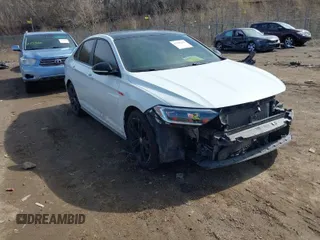 2020 Volkswagen Jetta GLI S with VIN 3VW6T7BU0LM106098, listed as a IAAI auction lot 41765331 with 95,744 mi miles and . Bid and sale history available at DreamBid. Image 1.