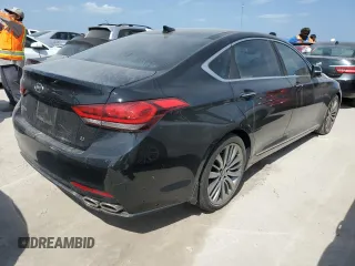 2015 Hyundai Genesis 5.0L with VIN KMHGN4JFXFU067518, listed as a Copart auction lot 75999994 with 0 mi miles and Non Repairable. Bid and sale history available at carsss.com. Image 3.