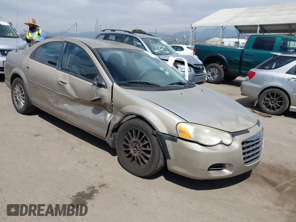 2004 Chrysler Sebring LX with VIN 1C3EL46X44N303515, listed as a IAAI auction lot 42012743 with 105,863 mi miles and . Bid and sale history available at DreamBid. Image 1.
