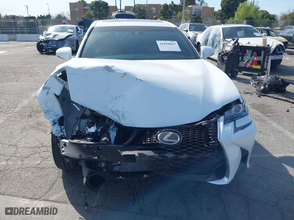 2018 Lexus GS with VIN JTHBZ1BLXJA015465, listed as a IAAI auction lot 41848863 with 59,914 mi miles. Bid and sale history available at carsss.com. Image 12.