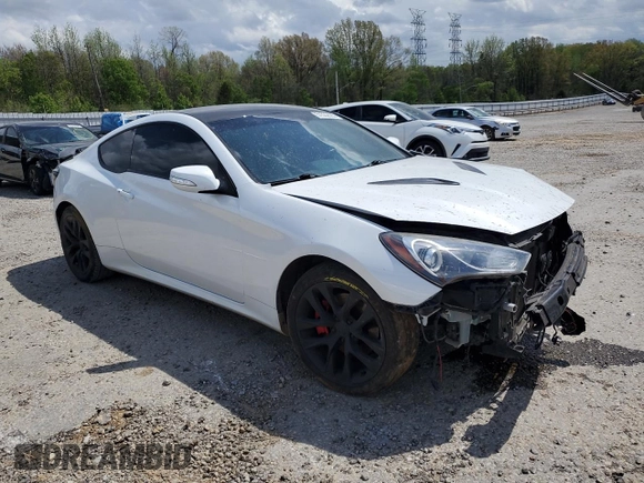 2015 Hyundai Genesis Coupe 3.8L Base z VIN KMHHU6KJXFU124175, wystawiony jako Copart lot #51532595 z przebiegiem 96 510 mil mil oraz Szkoda całkowita • Salvage title. Historia ofert i sprzedaży dostępna na DreamBid. Obrazek 4.