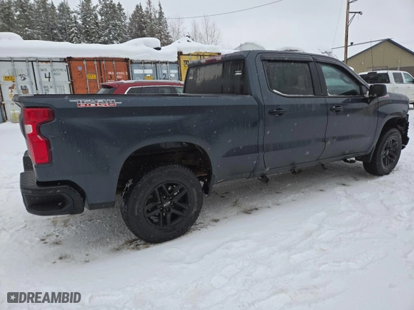2019 Chevrolet Silverado 1500 Custom Trail Boss with VIN 1GCPYCEF8KZ414311, listed as a Copart auction lot 44328785 with 160,718 mi miles and Salvage Title. Bid and sale history available at carsss.com. Image 3.