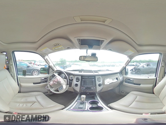 2013 Ford Expedition Limited z VIN 1FMJU1K54DEF55738, wystawiony jako Copart lot #56930915 z przebiegiem 147 658 mil mil oraz Szkoda całkowita • Salvage title. Historia ofert i sprzedaży dostępna na DreamBid. Obrazek 15.