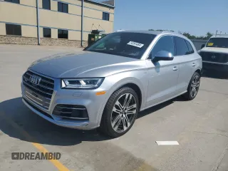 2018 Audi SQ5 Prestige with VIN WA1C4AFY2J2234161, listed as a Copart auction lot 74391484 with 57,817 mi miles and Salvage Title. Bid and sale history available at DreamBid. Image 1.