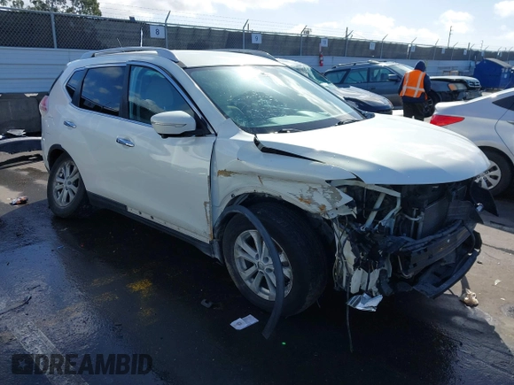 2014 Nissan Rogue SL with VIN 5N1AT2MV5EC815518, listed as a IAAI auction lot 41538697 with 1 mi miles. Bid and sale history available at carsss.com. Image 1.