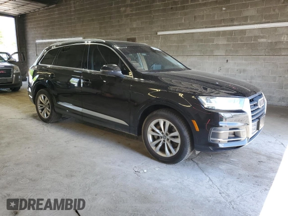 2019 Audi Q7 Premium Plus with VIN WA1LAAF78KD042605, listed as a Copart auction lot 56993735 with 67,601 mi miles and Salvage title. Bid and sale history available at DreamBid. Image 4.